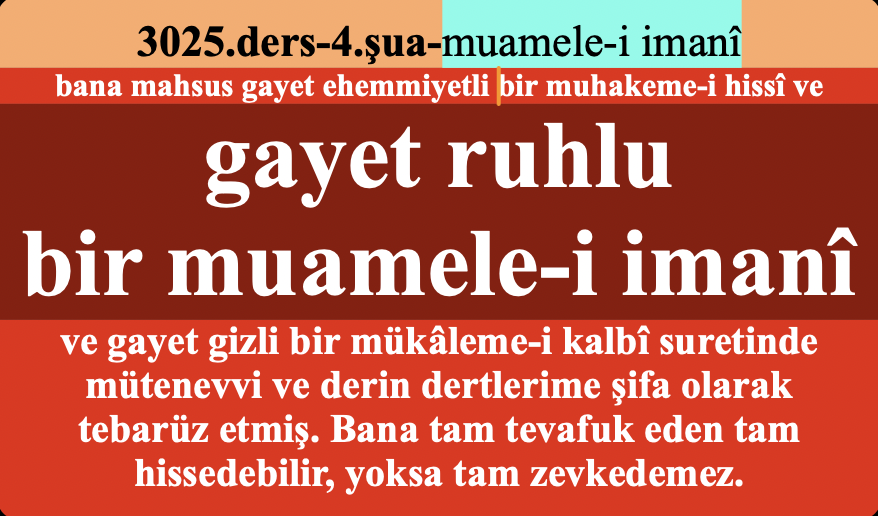 3025 - 4.şua - gayet ruhlu bir muamele-i imanî episode artwork