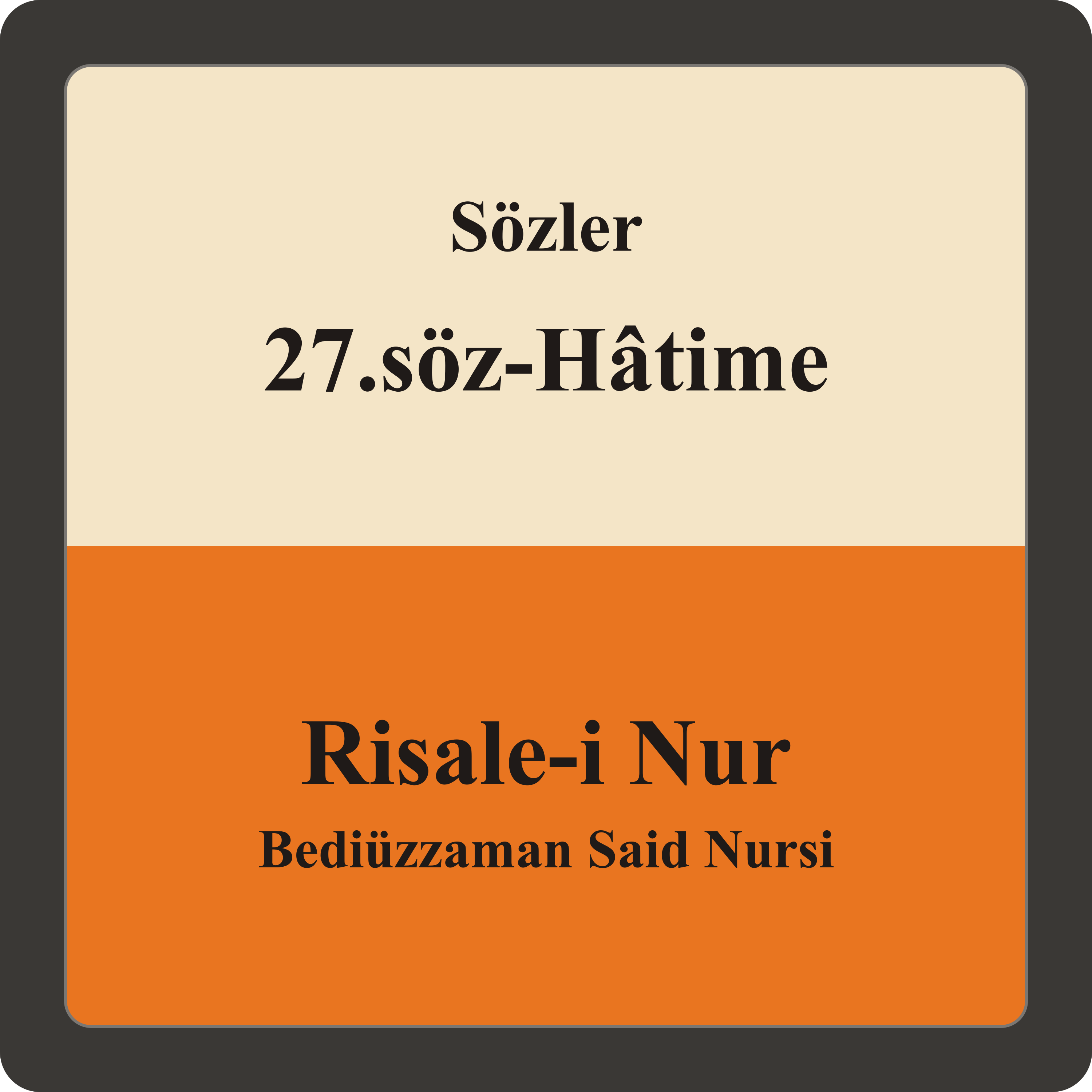 27.söz-Hâtime episode artwork