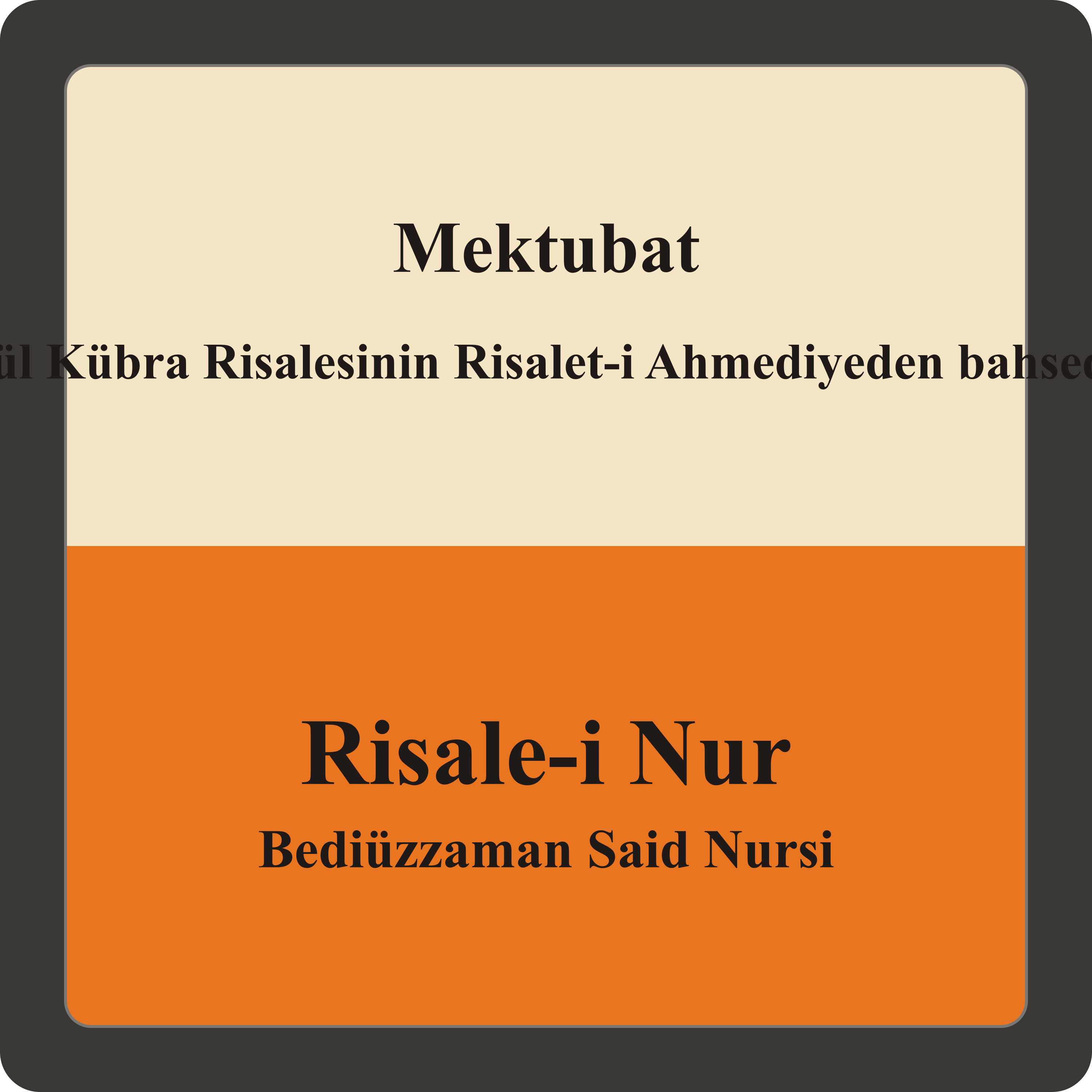 19.mektub-Âyet-ül Kübra Risalesinin Risalet-i Ahmediyeden bahseden 16. Mertebesi