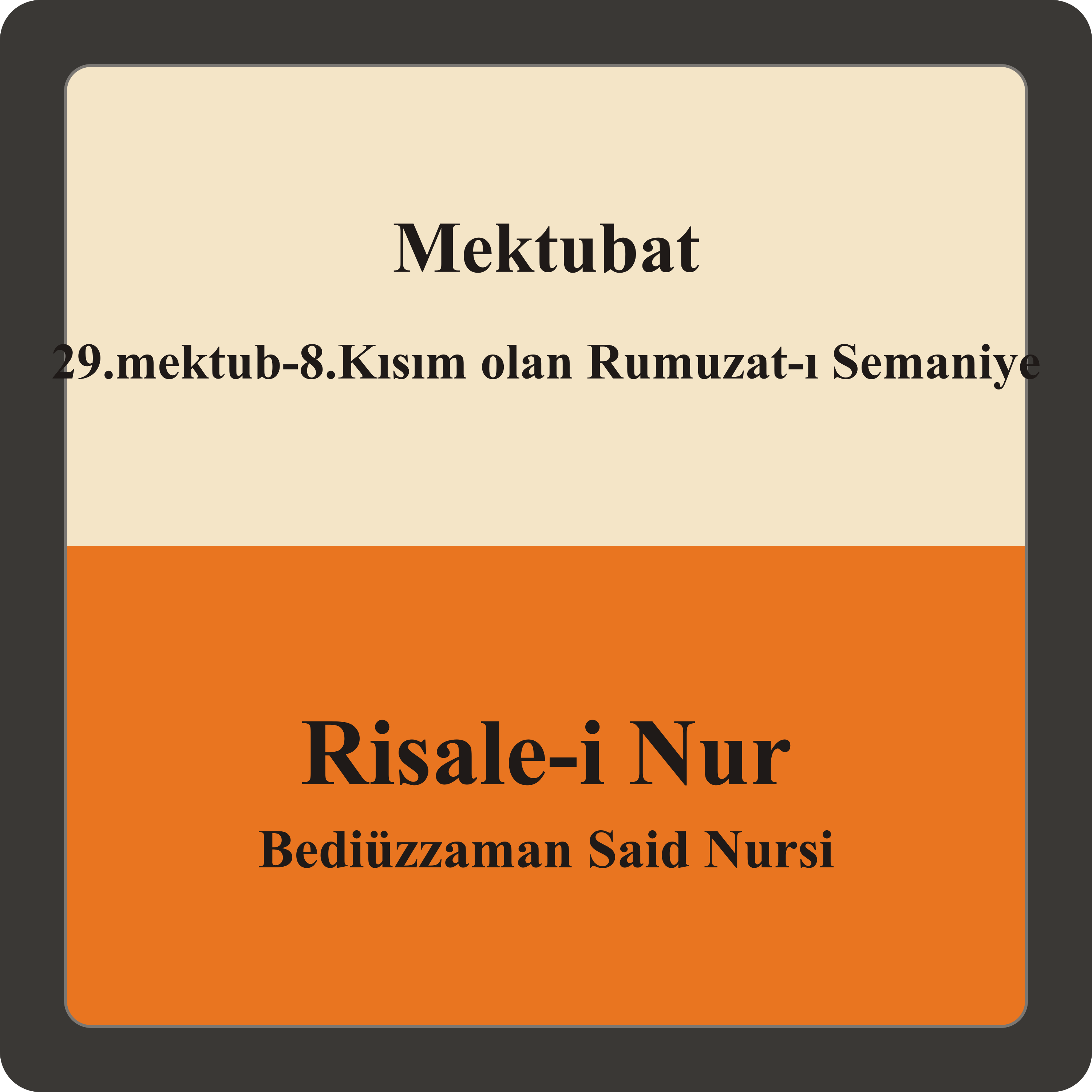 29.mektub-8.Kısım olan Rumuzat-ı Semaniye