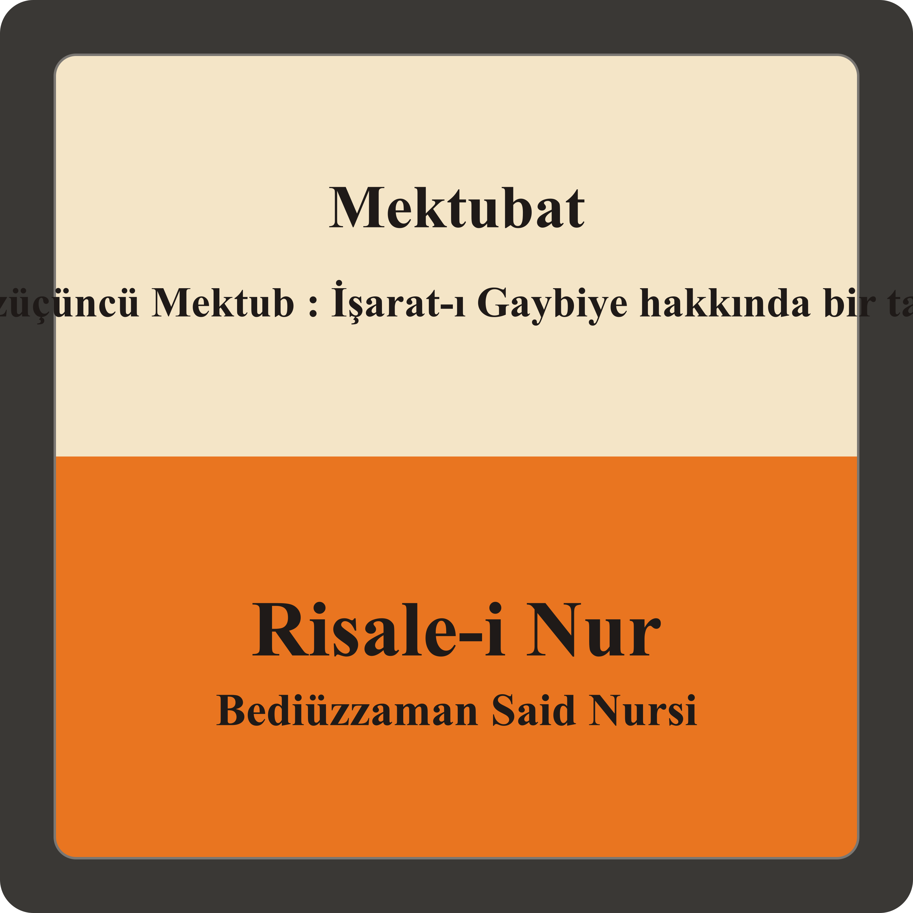 Otuzüçüncü Mektub : İşarat-ı Gaybiye hakkında bir takriz